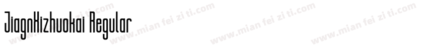 JiagnXizhuokai Regular字体转换